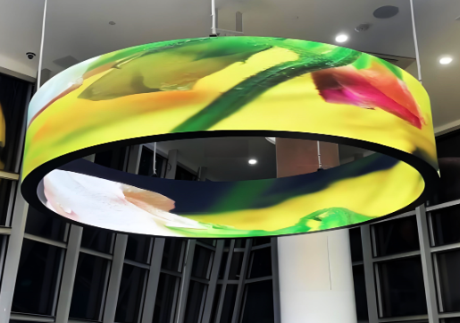 How should we solve the problem of round LED display screens