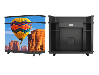 Front and rear view of the Front Desk GOB LED Display