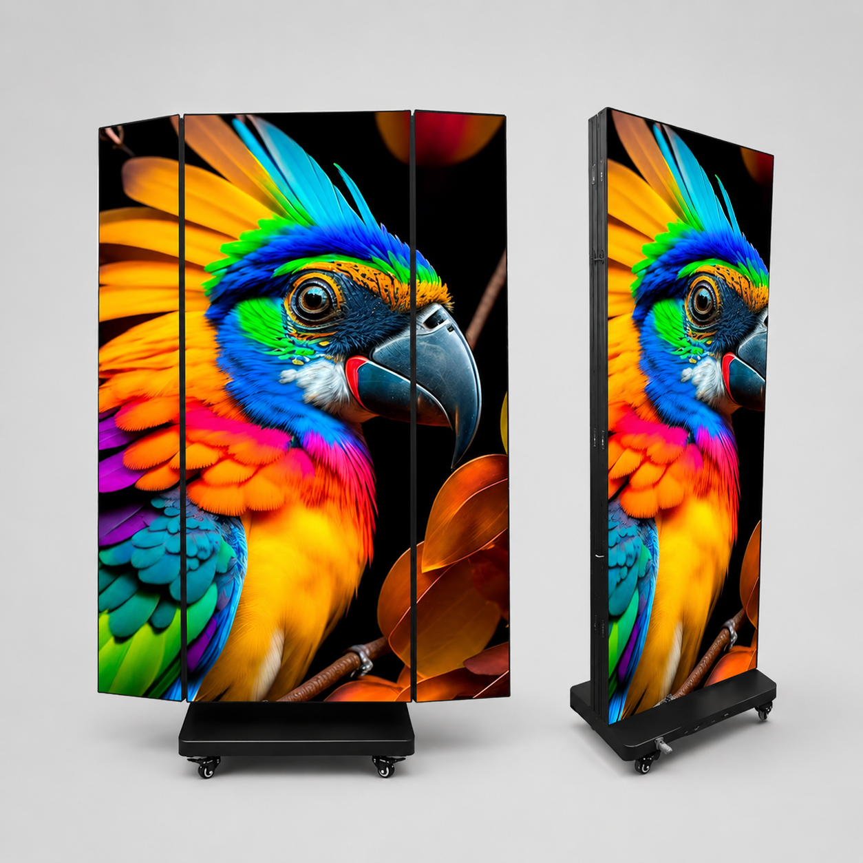 Colorful parrot display example