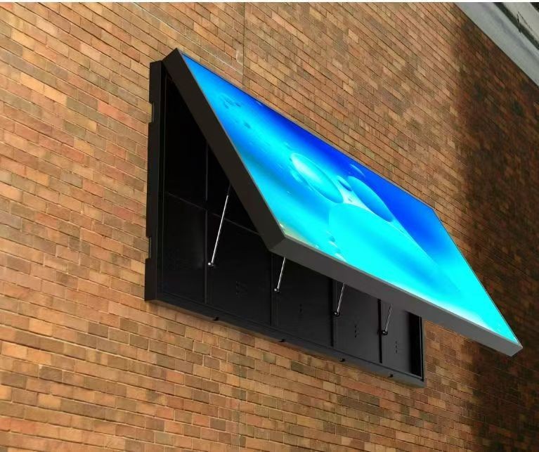front open led cabinet customized
