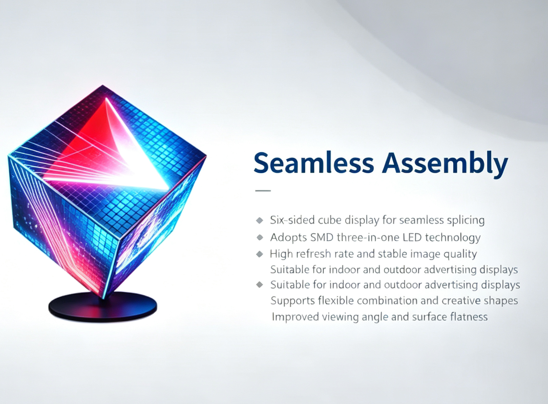 What are the advantages of the LED  magic cube screen?